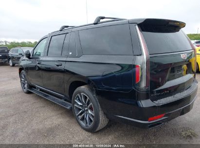 Lot #2992833849 2022 CADILLAC ESCALADE ESV 4WD SPORT PLATINUM