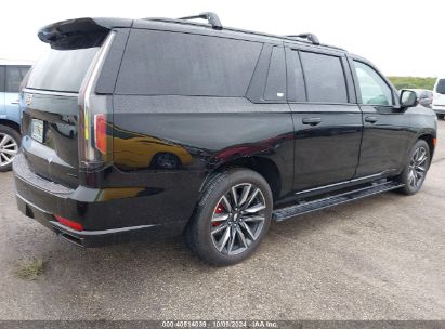 Lot #2992833849 2022 CADILLAC ESCALADE ESV 4WD SPORT PLATINUM