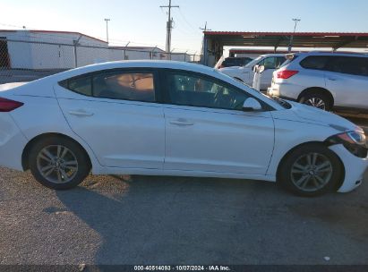 Lot #3053064579 2018 HYUNDAI ELANTRA SEL