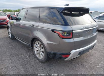 Lot #2995300592 2020 LAND ROVER RANGE ROVER SPORT HSE MHEV