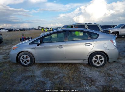 Lot #2995300591 2013 TOYOTA PRIUS FOUR