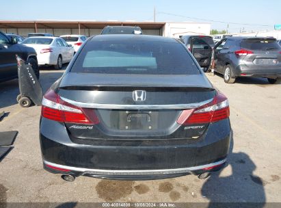 Lot #3035086776 2016 HONDA ACCORD SPORT