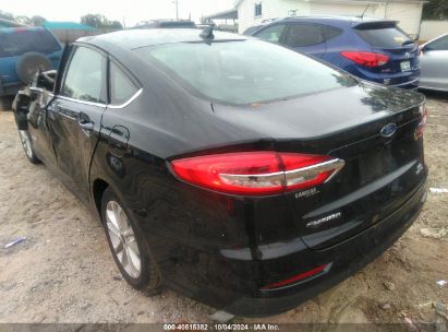 Lot #2995300568 2019 FORD FUSION HYBRID SE