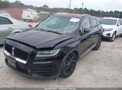 Lot #2992817925 2020 LINCOLN NAUTILUS RESERVE