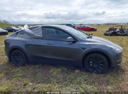 Lot #2995284394 2024 TESLA MODEL Y LONG RANGE DUAL MOTOR ALL-WHEEL DRIVE