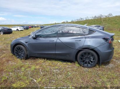 Lot #2995284394 2024 TESLA MODEL Y LONG RANGE DUAL MOTOR ALL-WHEEL DRIVE