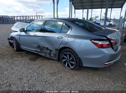 Lot #2992825968 2017 HONDA ACCORD EX-L V6