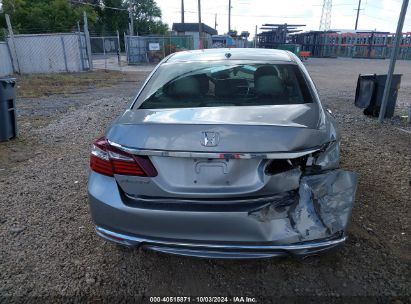 Lot #2992825968 2017 HONDA ACCORD EX-L V6