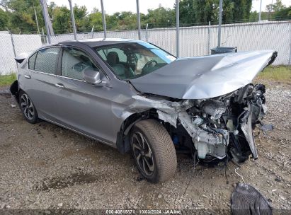 Lot #2992825968 2017 HONDA ACCORD EX-L V6