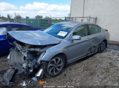 Lot #2992825968 2017 HONDA ACCORD EX-L V6