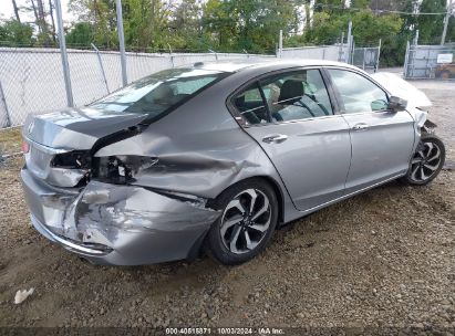 Lot #2992825968 2017 HONDA ACCORD EX-L V6