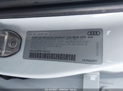 Lot #2997776869 2015 AUDI A3 1.8T PREMIUM