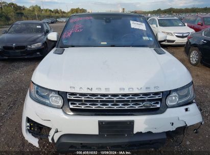 Lot #2995300553 2017 LAND ROVER RANGE ROVER SPORT 3.0L V6 SUPERCHARGED HSE