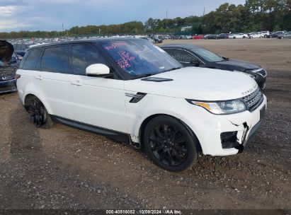 Lot #2995300553 2017 LAND ROVER RANGE ROVER SPORT 3.0L V6 SUPERCHARGED HSE