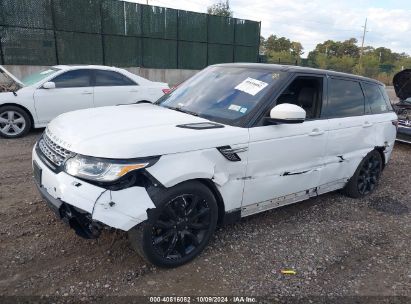 Lot #2995300553 2017 LAND ROVER RANGE ROVER SPORT 3.0L V6 SUPERCHARGED HSE