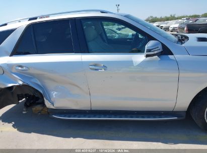 Lot #2992830430 2016 MERCEDES-BENZ GLE 400 4MATIC