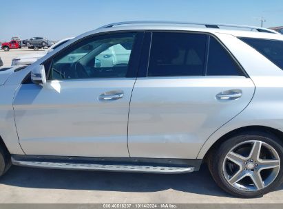 Lot #2992830430 2016 MERCEDES-BENZ GLE 400 4MATIC