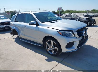 Lot #2992830430 2016 MERCEDES-BENZ GLE 400 4MATIC