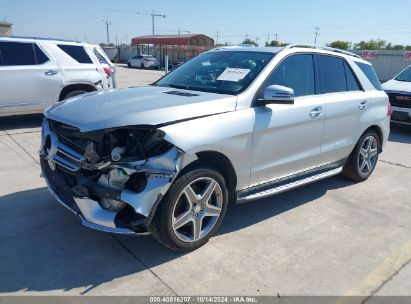 Lot #2992830430 2016 MERCEDES-BENZ GLE 400 4MATIC