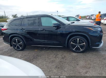 Lot #2992825929 2021 TOYOTA HIGHLANDER XSE