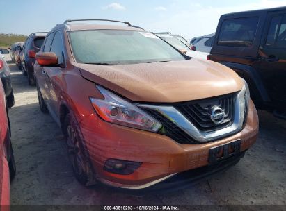 Lot #2995284371 2016 NISSAN MURANO SL