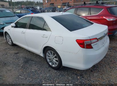 Lot #3037527539 2014 TOYOTA CAMRY HYBRID XLE