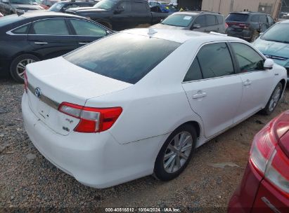 Lot #3037527539 2014 TOYOTA CAMRY HYBRID XLE