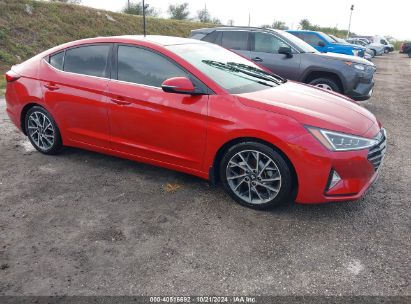 Lot #2995284345 2020 HYUNDAI ELANTRA LIMITED