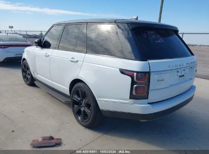 Lot #2992833842 2019 LAND ROVER RANGE ROVER 5.0L V8 SUPERCHARGED