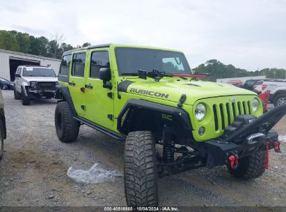 Lot #2995300514 2016 JEEP WRANGLER UNLIMITED RUBICON HARD ROCK