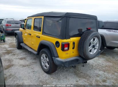 Lot #2995300502 2019 JEEP WRANGLER UNLIMITED SPORT S 4X4