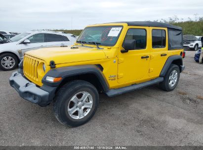 Lot #2995300502 2019 JEEP WRANGLER UNLIMITED SPORT S 4X4