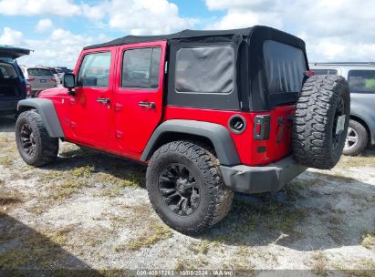 Lot #2992825825 2016 JEEP WRANGLER UNLIMITED SPORT