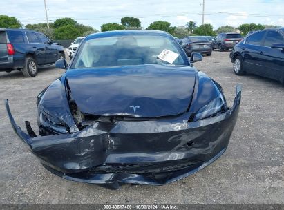 Lot #2996534126 2024 TESLA MODEL 3 REAR-WHEEL DRIVE