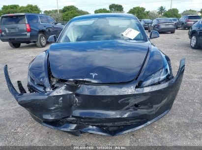 Lot #2996534126 2024 TESLA MODEL 3 REAR-WHEEL DRIVE