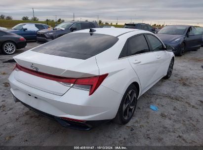 Lot #2995284257 2022 HYUNDAI ELANTRA SEL