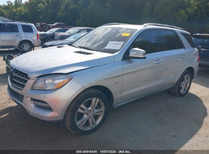 Lot #3037549273 2012 MERCEDES-BENZ ML 350 4MATIC