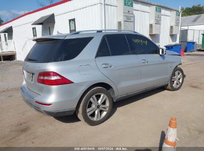 Lot #3037549273 2012 MERCEDES-BENZ ML 350 4MATIC