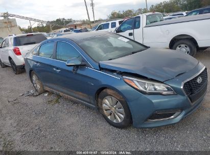 Lot #2992817907 2016 HYUNDAI SONATA HYBRID SE