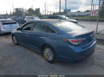 Lot #2992817907 2016 HYUNDAI SONATA HYBRID SE