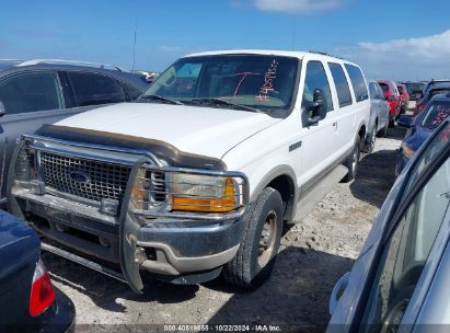 Lot #2991586678 2001 FORD EXCURSION LIMITED