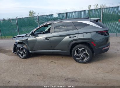 Lot #2995300417 2022 HYUNDAI TUCSON HYBRID SEL CONVENIENCE