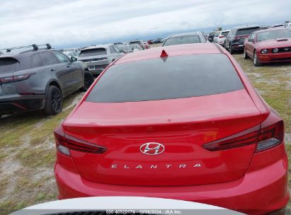 Lot #2992825343 2020 HYUNDAI ELANTRA SEL