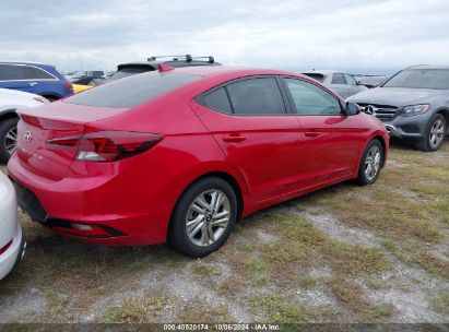 Lot #2992825343 2020 HYUNDAI ELANTRA SEL