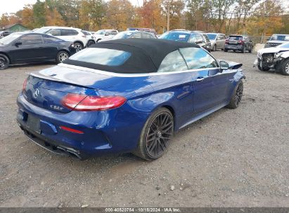 Lot #2992833840 2019 MERCEDES-BENZ AMG C 63 S