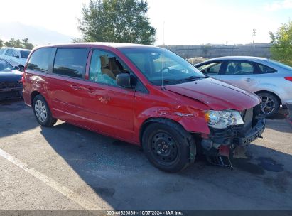 Lot #3050085624 2016 DODGE GRAND CARAVAN SE