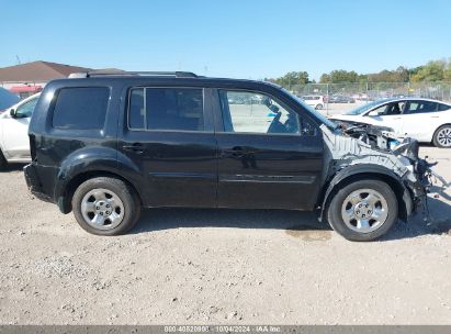 Lot #3053064524 2011 HONDA PILOT EX-L