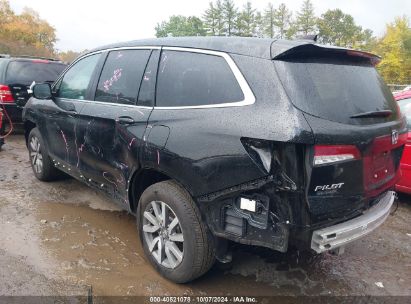 Lot #3042571450 2022 HONDA PILOT AWD EX-L