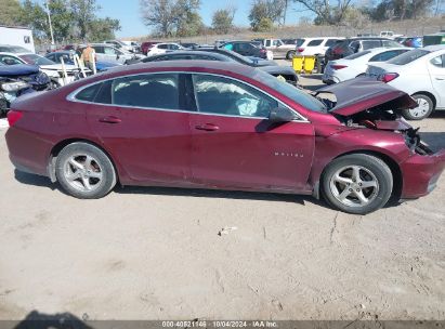 Lot #3035087030 2016 CHEVROLET MALIBU LS