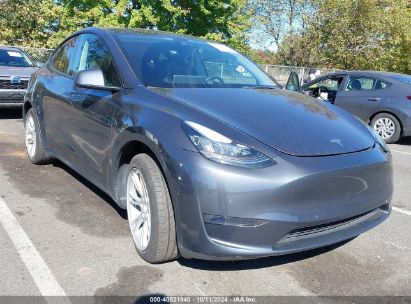 Lot #2992825613 2022 TESLA MODEL Y LONG RANGE DUAL MOTOR ALL-WHEEL DRIVE